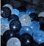  ręcznie robione świecące kule cotton ball pulsar handmade